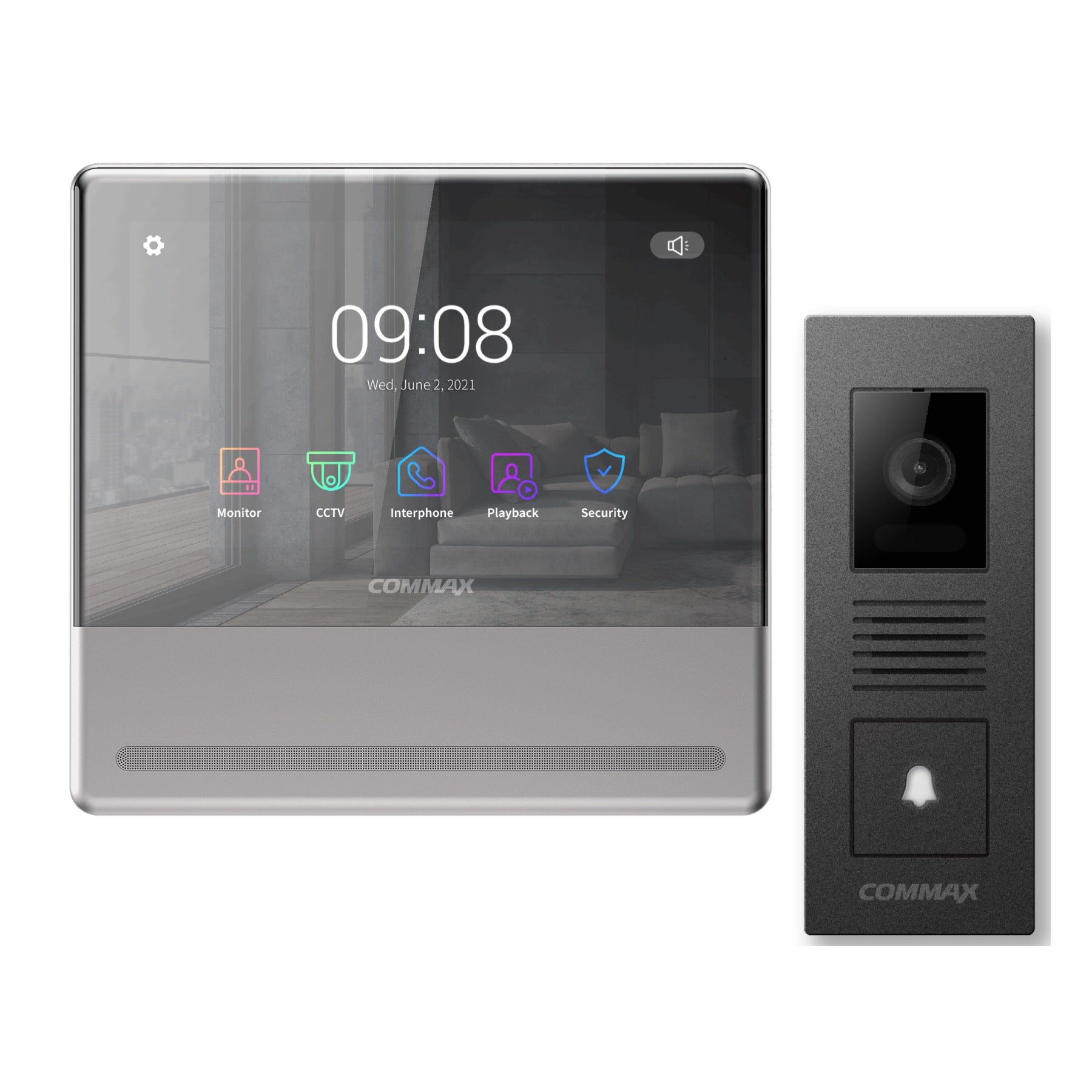 Commax CDV-70QT 7" WiFi Video Intercom Kit