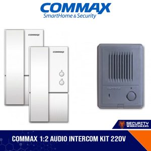 Commax 1:2 Audio Intercom Kit (Wired Both Way)