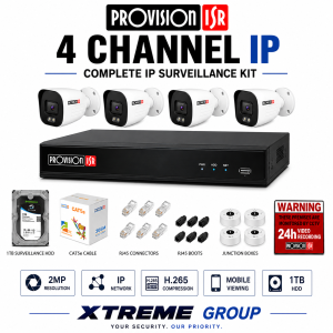 Provision ISR 4 Channel Complete IP Surveillance Kit