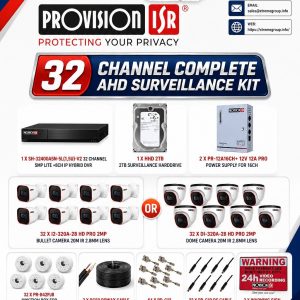 Provision ISR 32 Channel Complete AHD Surveillance Kit